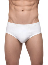 Undergear contour basic brief white cotton briefs with a smooth fitted design for comfortable everyday wear