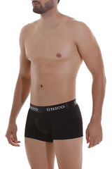 Black unico 22120100103 intenso a22 men’s briefs with white logo elastic waistband in color 99 black