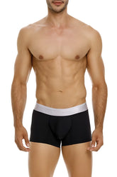 Black calvin klein unico 24110100109 argento trunks color 99-black boxer briefs with white elastic waistband