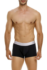 Black calvin klein unico 24110100109 argento trunks color 99-black boxer briefs with white elastic waistband