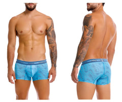 Blue patterned unico 25040100101 Estraza trunks men’s boxer briefs designed for comfort and style in color 46-blue