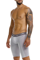 Gray unico 25040100323 albaricoque men’s briefs with textured fabric and reinforced seams in color 59-gray