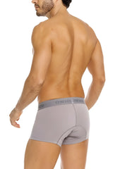 Gray unico men’s briefs with a subtle elastic waistband and contoured design in ruano trunks color 59 gray