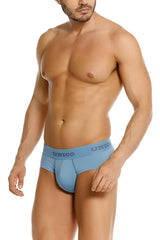 Light blue unico ventisca briefs with smooth form-fitting design for comfortable everyday wear