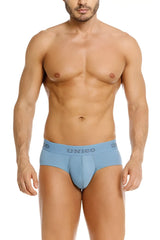 Light blue unico ventisca briefs with smooth form-fitting design ideal for comfortable everyday wear