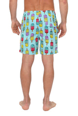 UZZI Amphibious Gear 4 Way Stretch Swim Short - Popsicle