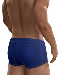 Wildmant big boy pouch swim square cut royal blue athletic briefs with white stitching on waistband and leg openings