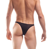 Black mesh thong from wojoer beun matte mini push capri bikini swimwear with sleek form-fitting design size s