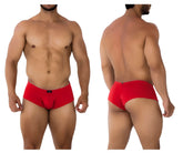 Red xtremen 91190 jacquard trunks snug fit briefs with elastic waistband made from jacquard fabric
