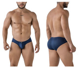 Navy xtremen 91207b microfiber briefs for men feature a subtle logo on the front waistband for comfort and style