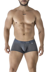 Gray xtremen 91209b microfiber men’s briefs with textured fabric and the men branding on the waistband