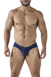 Xtremen 91210b microfiber briefs in navy blue with subtle logo on front for comfortable men’s underwear