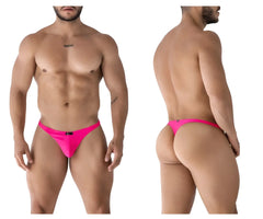 Xtremen 91232 microfiber thong in fuchsia bright pink made of smooth stretch fabric with a form-fitting design