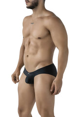 Black xtremen 91233 microfiber briefs with snug form-fitting design and small logo on waistband