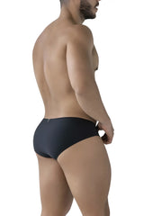 Xtremen 91233 microfiber briefs in black with smooth form-fitting design for comfortable everyday wear