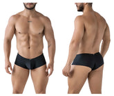Black xtremen 91234 microfiber trunks with a sleek form-fitting design and subtle waistband branding