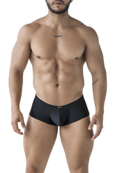 Black xtremen 91234 microfiber trunks with sleek form-fitting design and subtle waistband branding