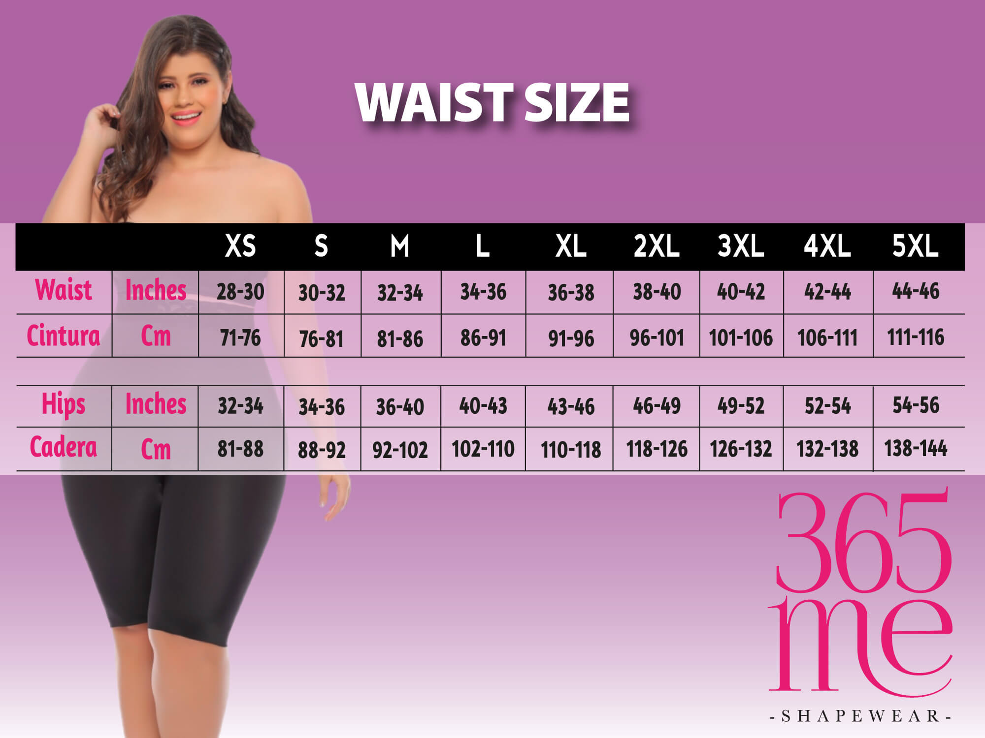 365me Shapewear G007 Control Höschen Ariana Farbe Schwarz 365me Shapewear G007 Control Höschen Ariana Farbe Schwarz