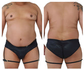 Culotte porte-jarretelles CandyMan 99468X Couleur Noir