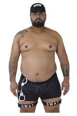 CandyMan 99482X Costume de policier Swat Couleur de la tenue Noir