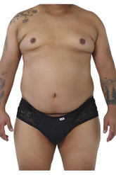 Jockstrap en dentelle et maille CandyMan 99490X Couleur Noir