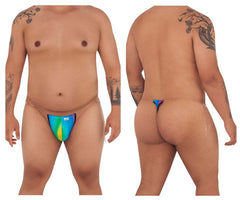 CandyMan 99571X Unsichtbarer Micro-String mit Regenbogen-Prints