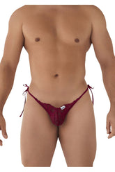 CandyMan 99579 Bikini en dentelle avec cœur Couleur Bordeaux