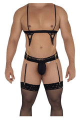 CandyMan 99581 Harness-Thongs Outfit Farbe Schwarz
