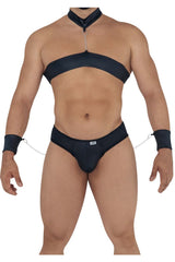 CandyMan 99592 Harness-Thongs Outfit Farbe Schwarz