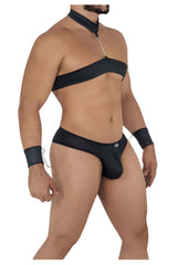 CandyMan 99592 Harness-Thongs Outfit Farbe Schwarz