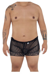 CandyMan 99601X Lounge-Pyjama-Shorts, Farbe Schwarz