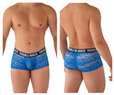 Boxer en dentelle CandyMan 99616 Trouble Maker Couleur Bleu foncé