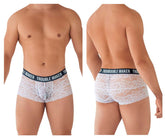 Boxer en dentelle CandyMan 99616 Trouble Maker Couleur Blanc