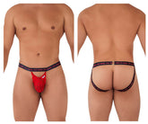 Jockstrap en dentelle CandyMan 99619 Stop Staring Couleur Rouge