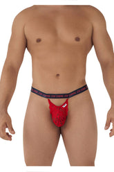 Jockstrap en dentelle CandyMan 99619 Stop Staring Couleur Rouge
