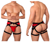 CandyMan 99623 Jarretière Jockstrap Couleur Rouge