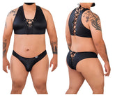 Ensemble deux pièces haut et slip CandyMan 99628X Couleur Noir