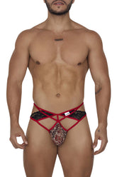 Jockstrap en dentelle CandyMan 99663 Couleur Rouge-Imprimé