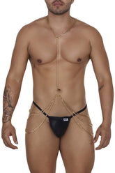 CandyMan 99666 Ketten-Zweiteiler, Farbe Schwarz