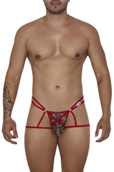 String en dentelle CandyMan 99671 Couleur Rouge-Imprimé