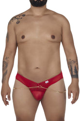 Slip jock CandyMan 99672X avec chaîne Couleur Rouge