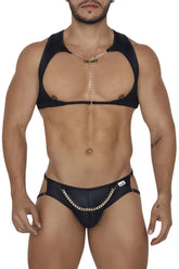 CandyMan 99682 Harness Jock Zweiteiliges Set Farbe Schwarz