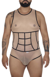 Body en tulle CandyMan 99683X Couleur Beige