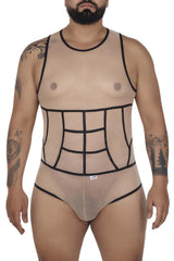 Body en tulle CandyMan 99683X Couleur Beige