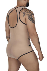 Body en tulle CandyMan 99683X Couleur Beige