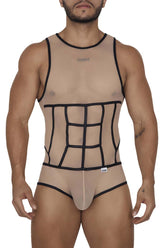 CandyMan 99683 Tüll-Bodysuit Farbe Beige