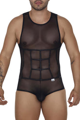 CandyMan 99683 Tüll-Bodysuit Farbe Schwarz
