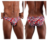 Bikini Doreanse 1243-PRN Pop Art imprimé en couleur