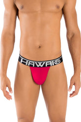 HAWAI 41947 Solide Herren Tangas Farbe Rot