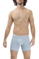 HAWAI 41977 Mikrofaser-Boxershorts Farbe Hellblau